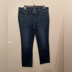 St. John's Bay Straight Leg Denim Jeans Size 16 Petite Like New
